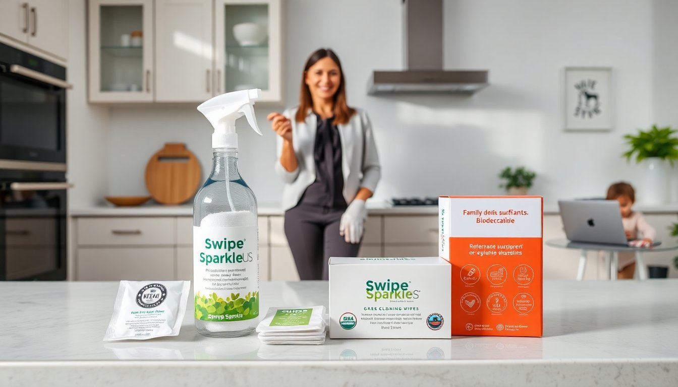 green cleaning swipesparkleus